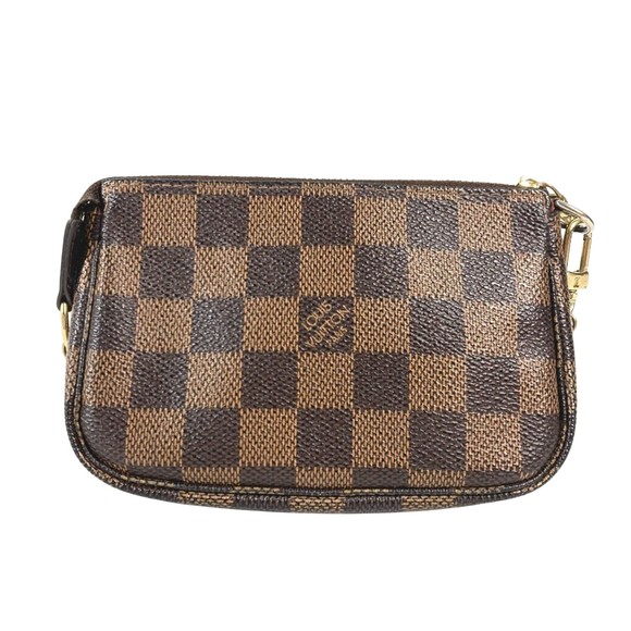 Louis Vuitton Mini Pochette Accessoires Brown Canvas clutch - Picture 1 of 10